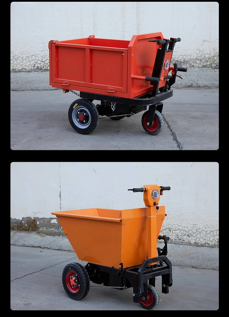 Organic Farming In Agriculture - electric hand push ash bucket tricycle