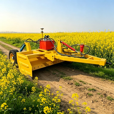 Farming Agriculture Land - Laser Land Leveler Tractor Grader Farm