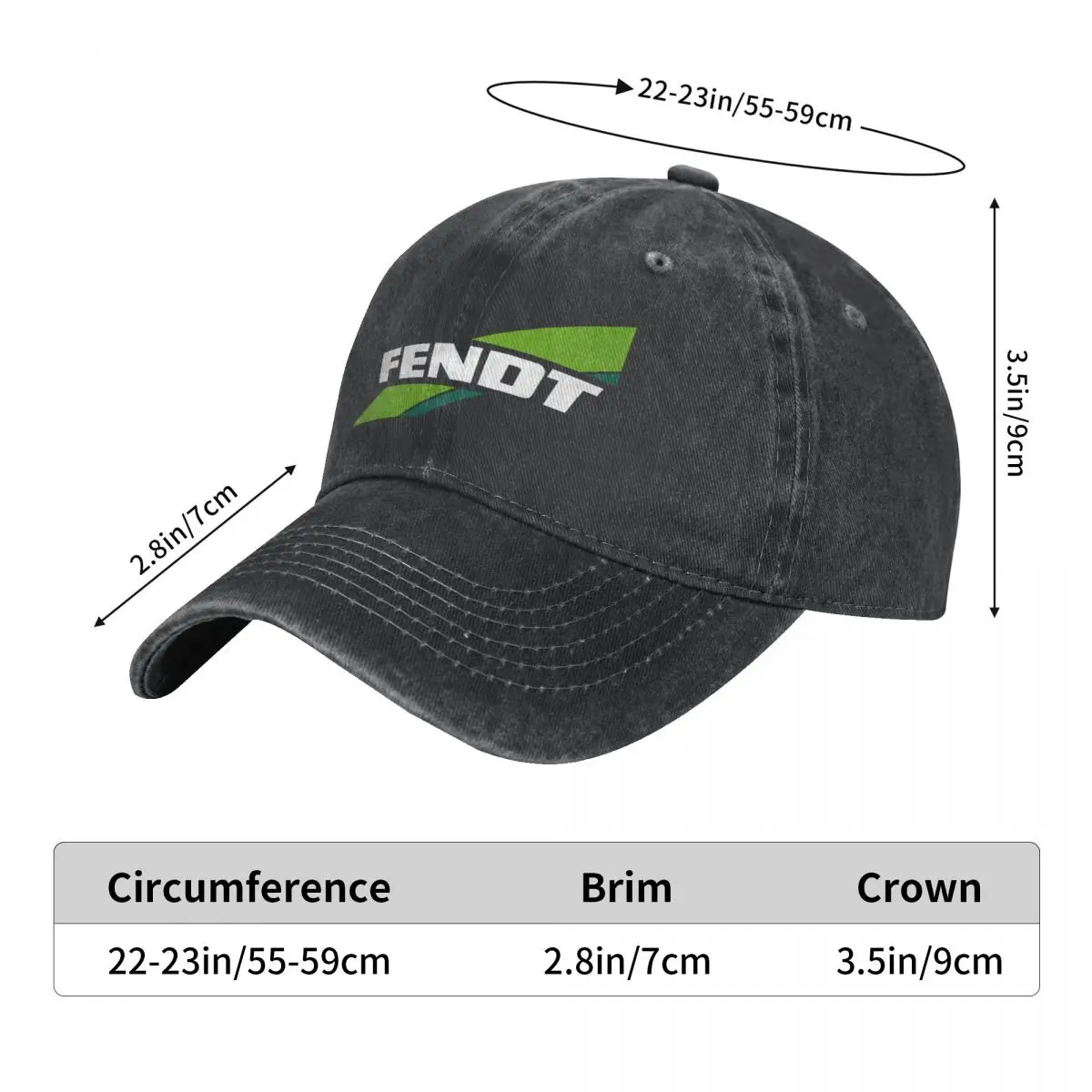 Fendt Tractor Men Women Baseba - Agriculture Farming Hats recension och pris