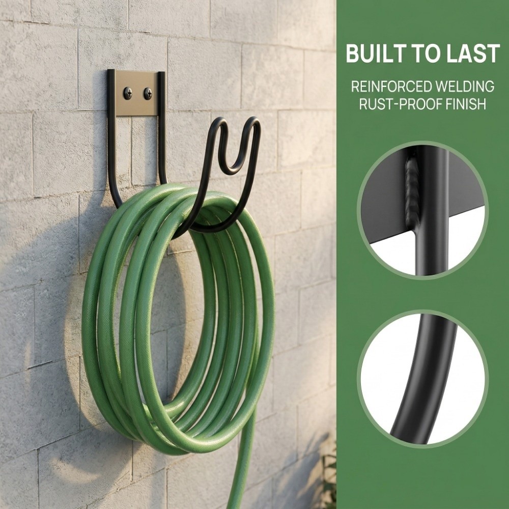 Rust Proof Garden Hose Holder  - Gardena Hose Flex recension och pris