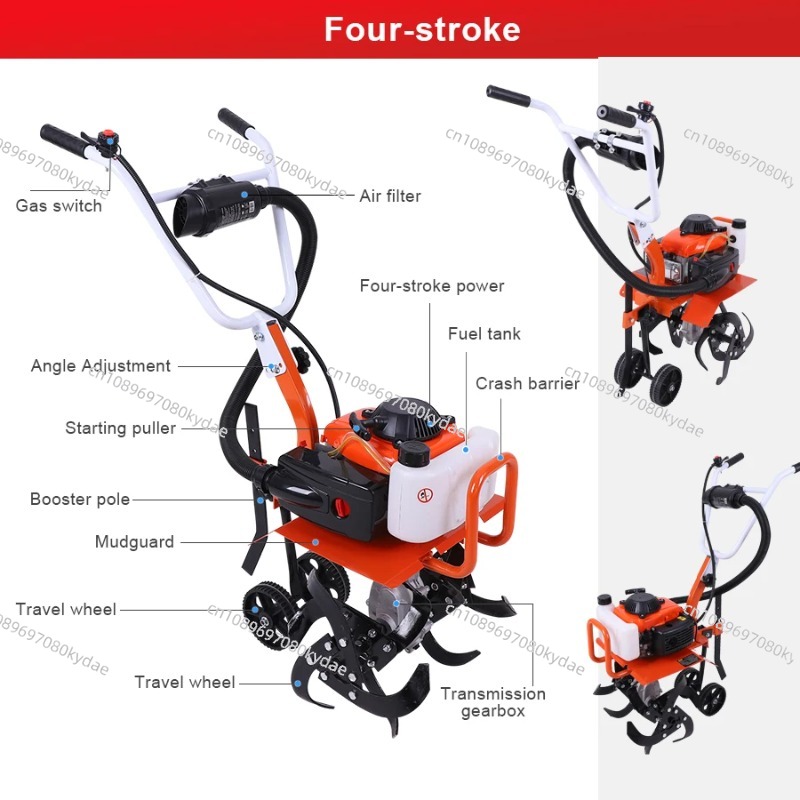 Multi-function Micro Tiller Ma - Farming Agriculture Tools recension och pris