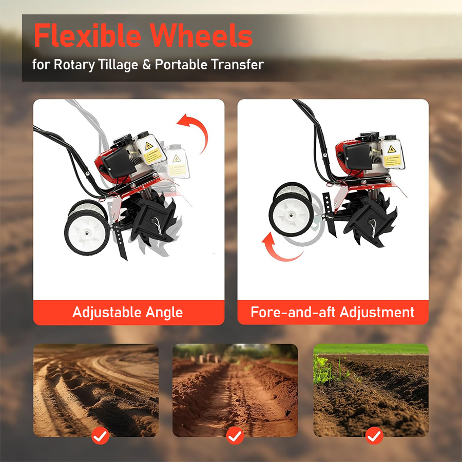 Tungfull Petrol Micro Cultivat - Farming Tools For Agriculture recension och pris