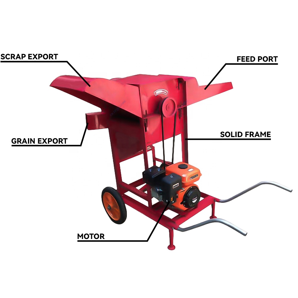 High Efficiency Maize Thresher - Rice Thresher Machine recension och pris