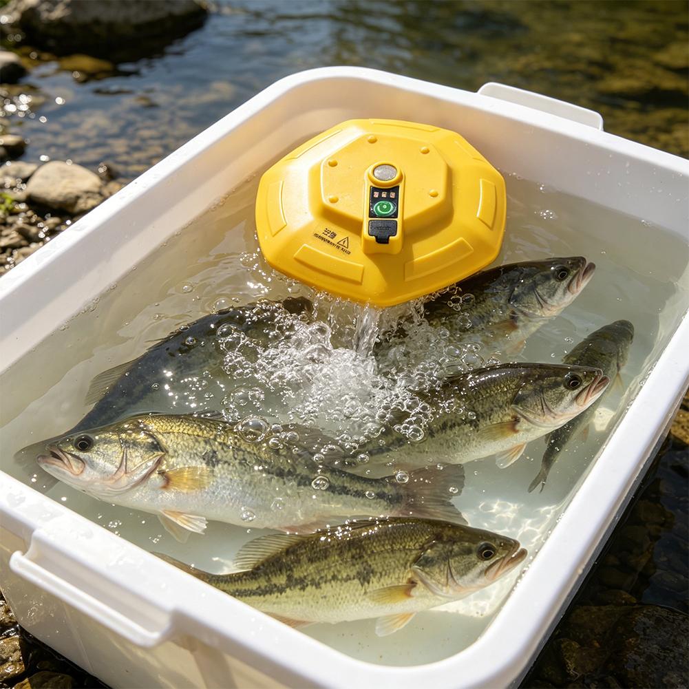 Wireless Rechargeable Aquarium - Fish Pond Aerator recension och pris