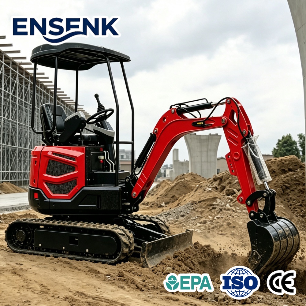 Diesel Mini Excavator 1.7Ton W - Farming Tools For Agriculture recension och pris