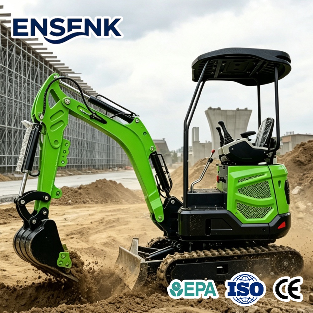 Diesel Mini Excavator 1.7Ton W - Farming Tools For Agriculture recension och pris