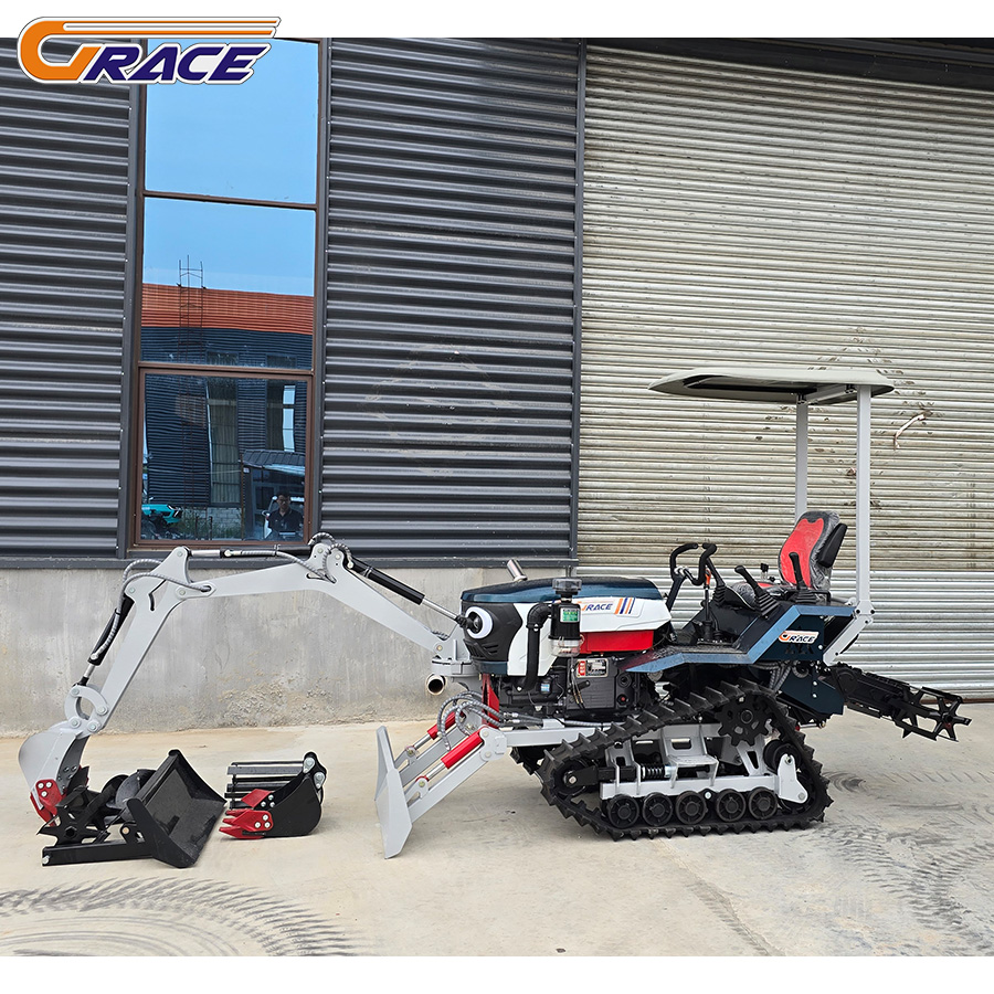 30HP Diesel Rubber Track Crawl - Farming Agriculture Land recension och pris