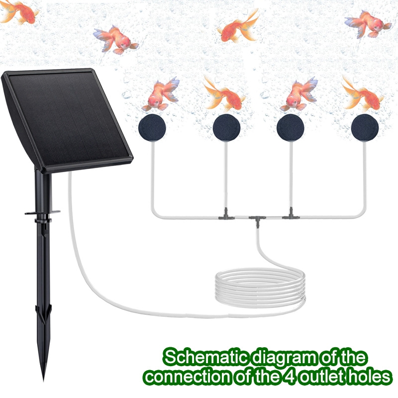 Solar Powered Pond Aerator Sol - Fish Pond Aerator recension och pris
