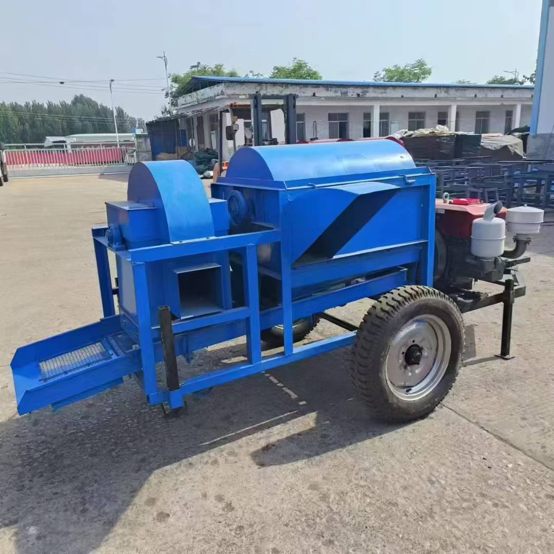 Wheeled Mobile Diesel Engine M - Rice Thresher Machine recension och pris