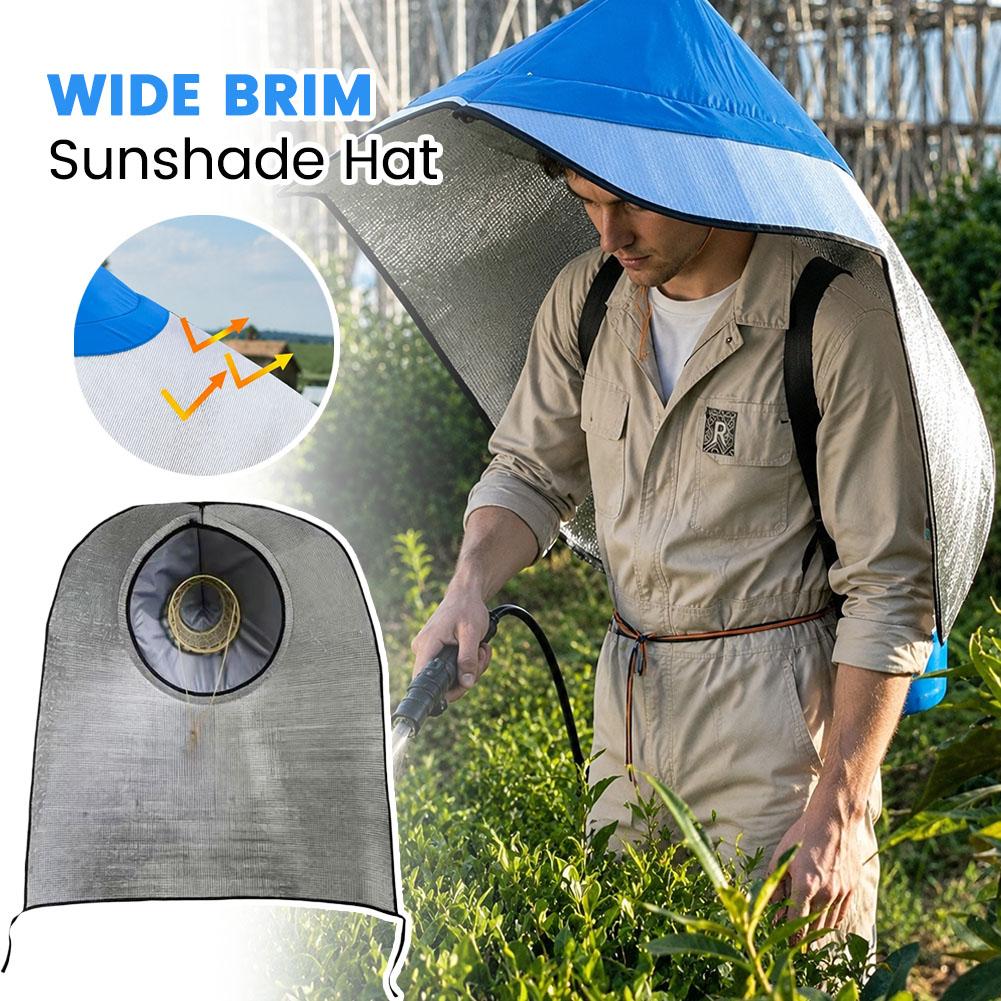 Outdoor Hooded Sun Hat Wide Br - Agriculture Farming Hats recension och pris