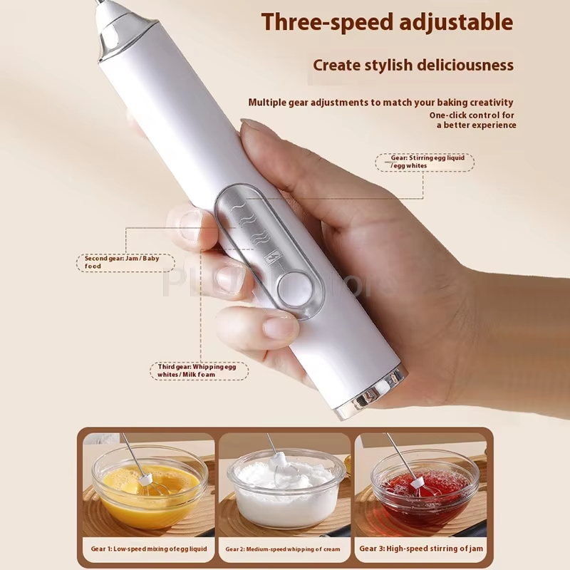 1 Electric Milk Frother, Dual  - Rice Thresher Machine recension och pris