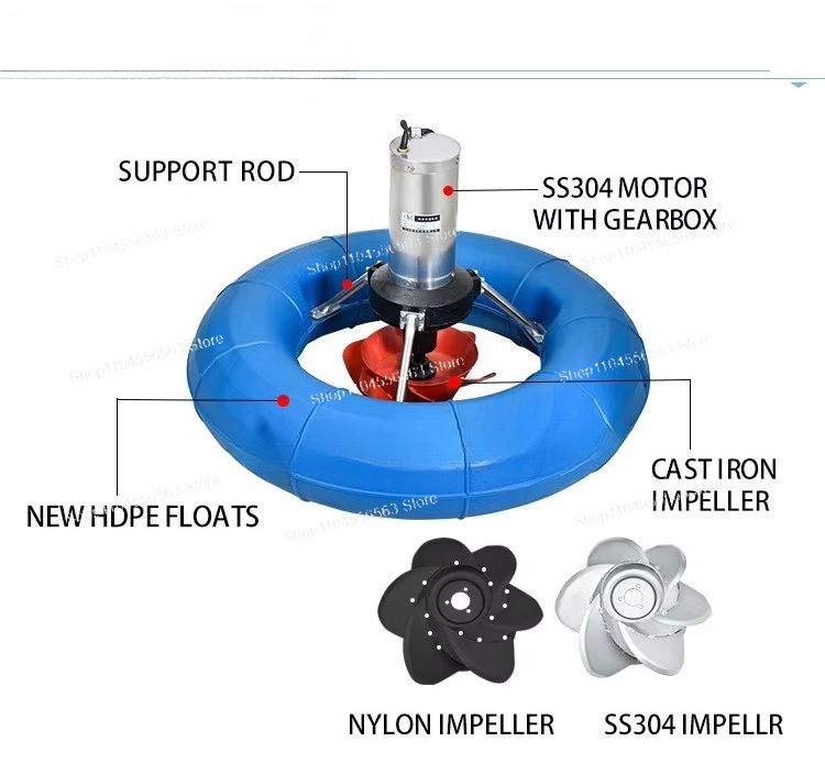 Stainless Steel Fish Shrimp Po - Fish Pond Aerator recension och pris